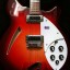 Revisada...2009 Rickenbacker 360/6 Fireglo + caja estereo
