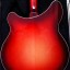 Revisada...2009 Rickenbacker 360/6 Fireglo + caja estereo