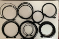 8 cables Fibra Óptica Audio