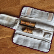 Flauta de pico antigua Moeck de madera con estuche · Barcelona · 48 €