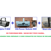 Lote 3 Máquinas de Humo (Antari, HQ-Power, Stairville) – Para reparar o para piezas · Cantabria · 80 €