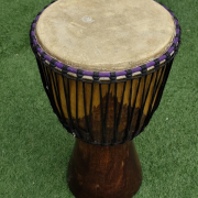 Djembé Profesional Madera Maciza Alta Densidad - 10kg - Sonido Profundo