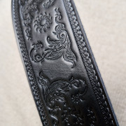 correa cuero vacuno para guitarra nueva