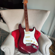 Fender stratocaster mexico rojo vino