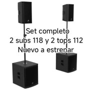 Audibax Pro Concert Set 2400w NUEVO A ESTRENAR LO ABRES TÚ.