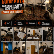 Se busca BANDA para COMPARTIR local de ensayo · Madrid