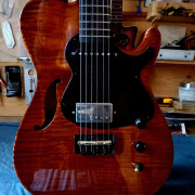 Jazzycaster Old Blues x ampli punto a punto · Málaga