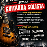 Buscamos Guitarra solista para banda de Rock · Madrid