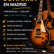 Clases de guitarra zona norte (Blues, Rock, Funk, Country, Jazz y otros...) · Madrid