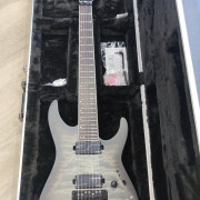 ESP LTD M-1007B QM charcoal burst satín 7 cuerdas. · Badajoz · 1500 €