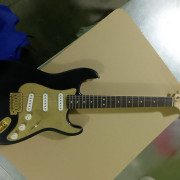 Guitarra Stratocaster(Partcaster) Negra Personalizada · Ourense · 200 €
