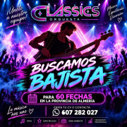 SE BUSCA BAJISTA · Almería