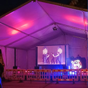 Pantalla Proyección Professional 180 pulgadas + maleta DJ CINE EVENTOS · Lugo · 418 €