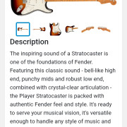 Fender Player Ltd. Arce tostado Pastillas Custom Shop · Valencia · 700 €