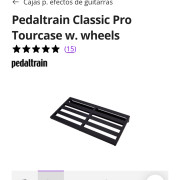 Pedaltrain, la más grande, con su estuche y ruedas. · Madrid · 200 €