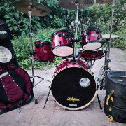 DW Era PDP LX Maple + Zildjian + Sabian HH + Hardcase