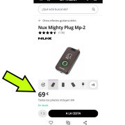 NUX MP-2 Amplificador auriculares para guitarra o bajo · A Coruña · 45 €
