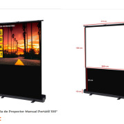 Pantalla proyección suelo tipo fuelle portatil 100 pulgadas Phoenix · Lugo · 195 €
