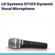 Microfóno LD systems d1105