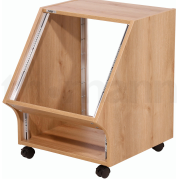 NUEVO Rack inclinado con ruedas 10U + 3U, madera, comprado Thomann · Alicante · 280 €