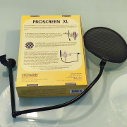 Pack estudio de grabación: pie de micrófono K&M, atril y antipop Stedman XL · SC Tenerife · 250 €