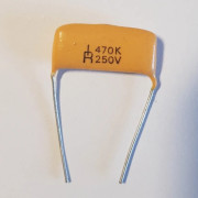 Lote 13 Condensadores Radis Poliéster 470nF 250V (NOS)