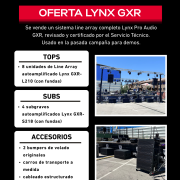 Line Array Lynx GXR L210+ GXR-D18A · Madrid · 28500 €