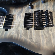 ESP LTD M-1007B QM charcoal burst satín 7 cuerdas. · Badajoz · 1500 €