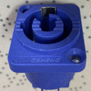 Powercon D, azul nuevo , 1.30€ unidad , disponible 80 unidades · Huesca · 1 €