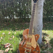 Gretsch Broadkaster JR Flame Okoume limited edition · Barcelona · 900 €