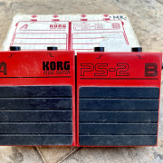 Korg PS-2 doble pedal footswitch + cable jack especial de conexión