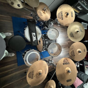Drumcraft Series 8 Set completo + 9 platos Sabian + accesorios