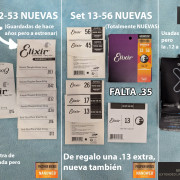 Pack Cuerdas Acústica Elixir y D'Addario · Alicante · 15 €