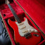 Bad Dog estilo Stratocaster 62. Fiesta Red. Nitro finish. Vendida.