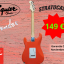 Fender Squier Stratocaster Sonic FSR Fiesta Red