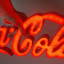 Lámpara de Coca Cola led