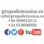 Página web con el dominio grupo de música.