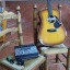 Lote -  Acústica Hondo II + Pedal REPLEX + Pastilla Menorm KG-1