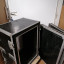 Rack de 17U acolchado con ruedas y asas
