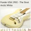 -- RESERVADA -- (O CAMBIO) Fender American Deluxe The Strat Artic White 1980 Estuche Original