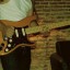 Fender stratocaster american deluxe amber