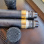 2 microfonos inalámbricos fonestar capsula Shure sm58
