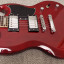 Guitarra Harley Benton DC-Custom Cherry
