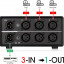 Nobsound Interruptor de Audio XLR 3 en 1