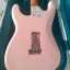 Nueva Mojo Guitars Strat Pink Shell con pastilla y electronica completa Fender Tex Mex.
