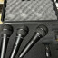 Pack micros réplica Shure SM58 con interruptor y maletín