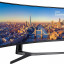 Samsung Monitor C49J890 Monitor Professionale Curvo VA 49’’, Ultrawide 32:9, Full HD, 3840x1080, 144 Hz, 4 ms, 1 HDMI 2.