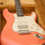 Guitarra Eléctrica Rossi Handmade Guitars Stella Coral Pink