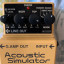 Boss AC-3  acoustic simulator o cambio por pedal compresor o wah.