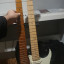 Mástil de guitarra tipo strato.